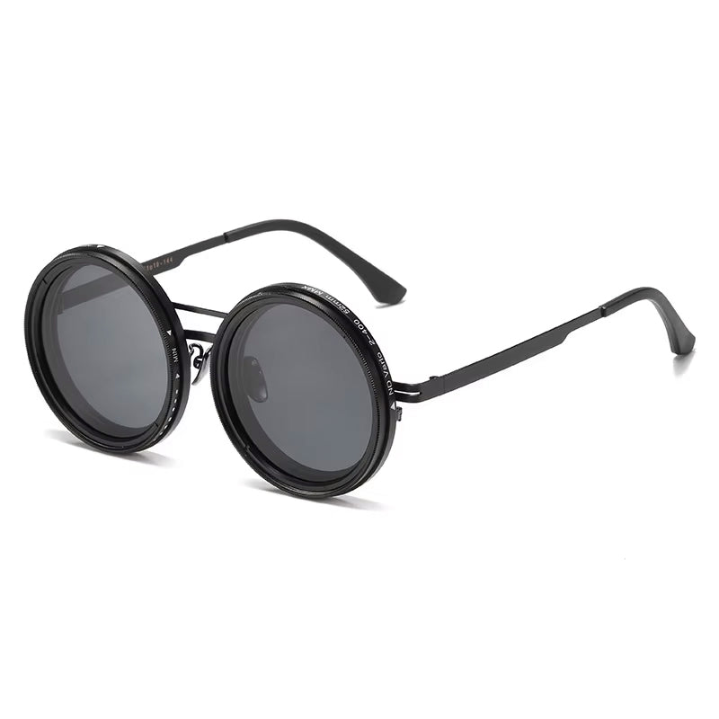 ND Steampunk Sunglasses – Adjustable Lens Darkness for Tactical & Travel Use